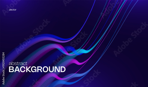 Ai tech background with abstract dot line pattern. Design education big data, future digital network, business connect and science concept for banner, web or presentation.