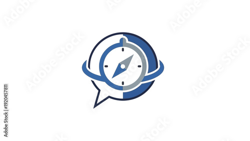 Compass Navigation Direction Indicator Symbol.