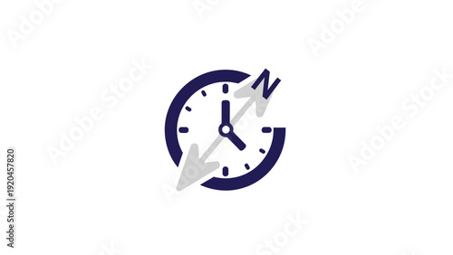 Compass Navigation Tool Direction Indicator.