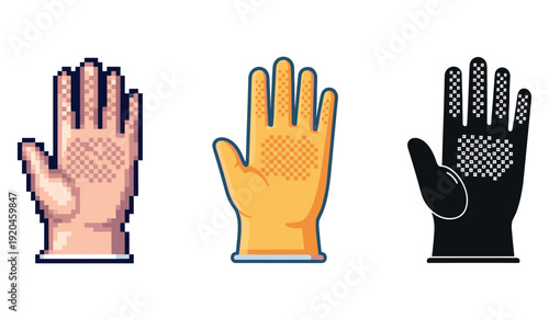 Pixelated to real: evolution of gloves in art and design