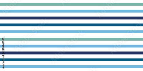 Seamless vector stripy summer pattern. Blue, turquoise, grey sailor stripes. Modern trendy hipster paintbrush line background. Ink brush strokes. Stylish retro vintage stripes for male polo or T-shirt