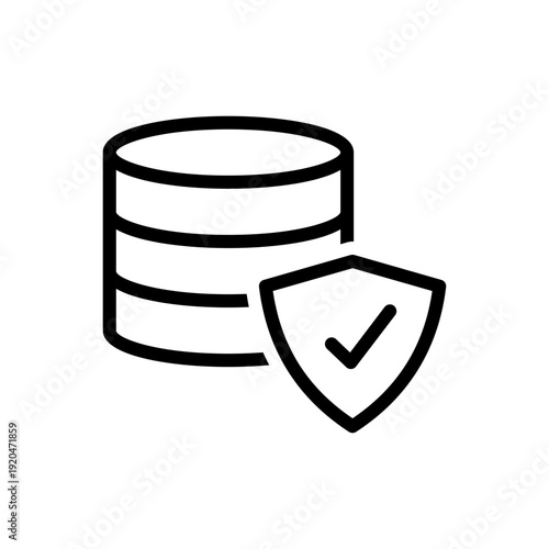 Data Security and Protection Icon