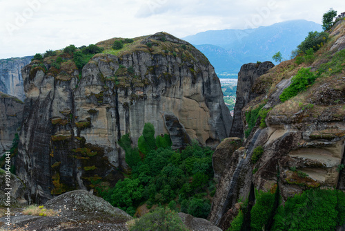 Rock formation in Meteora, Greece, Kalambaka region