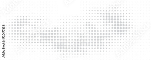 Dotted halftone waves. Abstract liquid shapes, wave effect dotted gradient texture waves isolated vector symbols set.