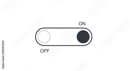 Toggle Switch On: Modern UI Element for Web and App Design