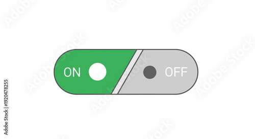 Toggle Switch On: Modern UI Element for Activation