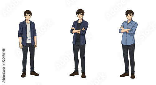 A relaxed man in casual attire, epitomizing everyday comfort and style, perfect for lifestyle blogs and fashion advertisements.