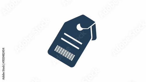 Price tag with barcode label.