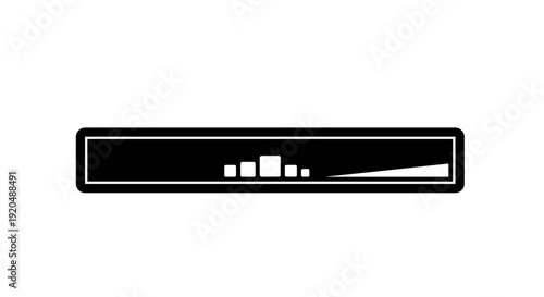 Sound wave meter graphic.