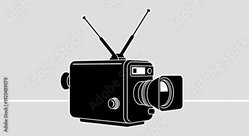 Vintage Camera Television Hybrid Device.