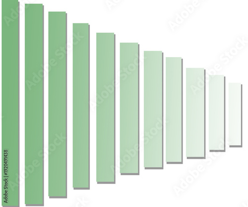 green bar chart