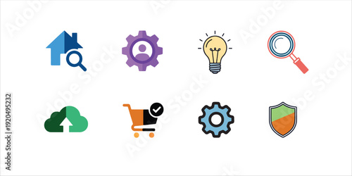 Digital Business isometric icon