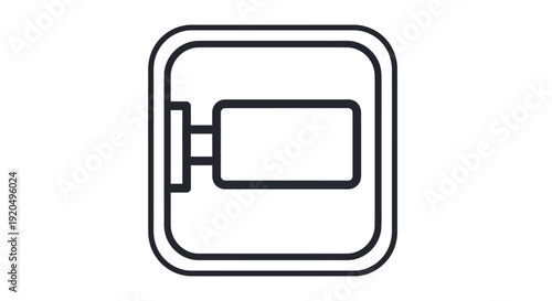 Video camera icon, recording symbol, camcorder sign