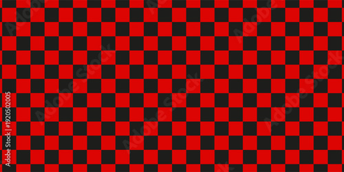 Vector. Seamless coarse red checkered vector plaid fabric pattern texture. Modified stripes consisting of crossed horizontal and vertical lines forming squares.modern ilustrasion,Eps.10