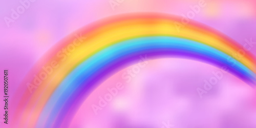 Dreamy pastel rainbow background with glitter sparkles, cute unicorn theme. Soft pink gradient with magical stars, perfect for princess fantasy designs and fairy tale backdrops.