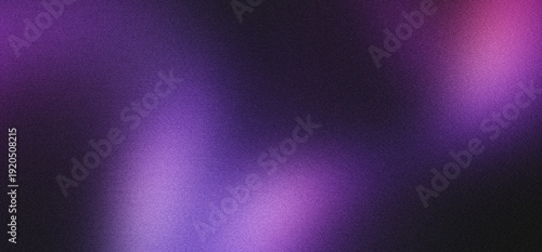 Purple pink blurred abstract gradient background with neon magenta light cinematic grainy noise texture backdrop for modern digital design.