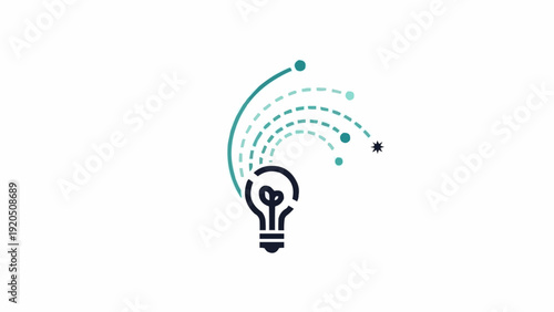 Innovation Light Bulb Idea Concept.