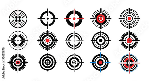 set of darts on white background