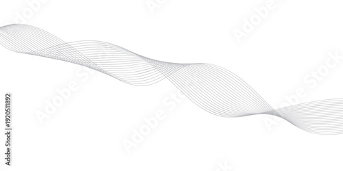 3D digital illustration of a white plastic spoon and fork isolated on a blue background with a flowing wave pattern and light curve design