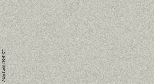 Intricate black and white paisley pattern with ornate swirls and arabesque flourishes.