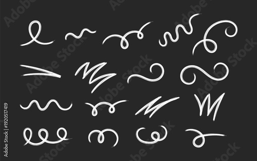 Handwritten cursive alphabet letters and symbols