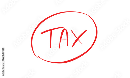 TAX circle round red pink orange color tax day taxation april month calendar deadline government money payment us usa document 15 day date fifteen accounting tax day investment income tax day april 