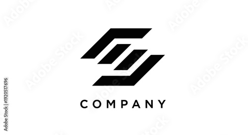 A 3D vector logo design for an e-commerce and email business company featuring a black piano icon symbol and an internet cursor arrow sign for a modern technology and video art concept