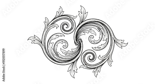 Black tribal tattoo vector design featuring a decorative bird with floral and ornate patterns