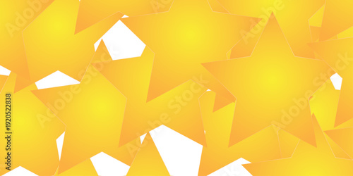 Vector yellow five stars isolated template. Row of five orange stars representing a perfect rating, commonly used in reviews, customer feedback. Yellow star Rating symbol vector.