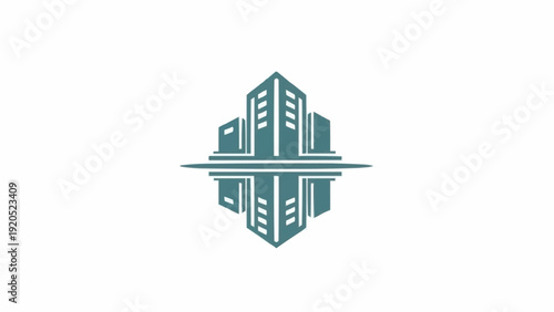 Modern office building architecture design.