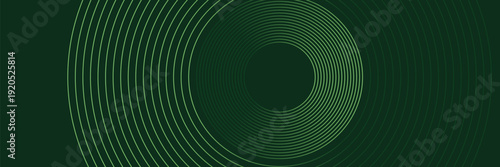 Dark green abstract background with diagonal rounded lines. Geometric stripe line art design. Simple geometric pattern. Modern graphic element. Suit for banner