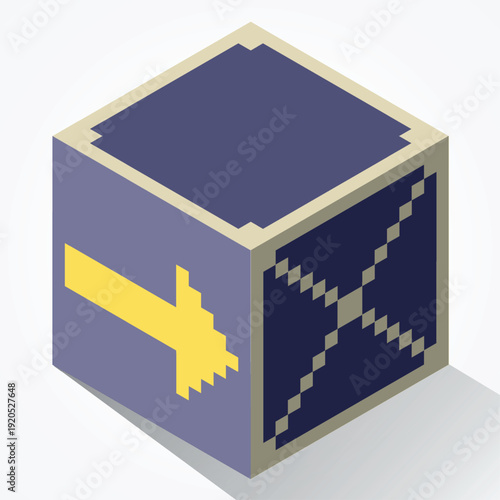 Isometric Sword Weapon Block – Fantasy Melee Combat Blade RPG Game Asset