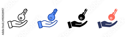 Closing Session icon set multiple style collection