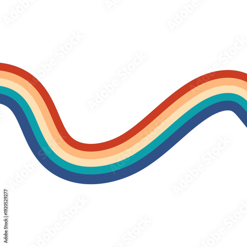 Retro Hippie Rainbow