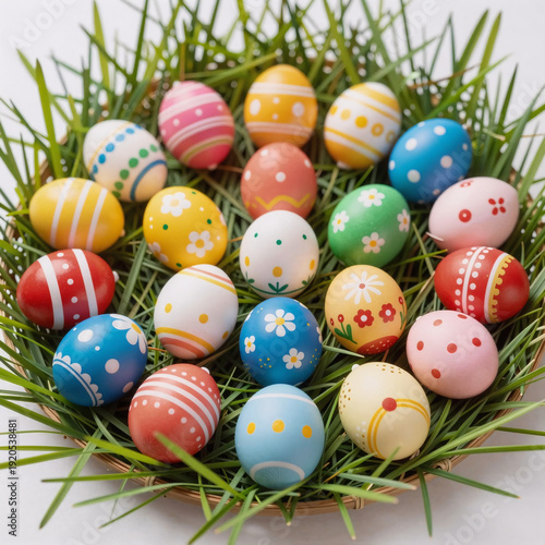 stop-motion, a close-up portrait of a laughing girl with bunny face paint and party hat, celebrating easter or birthday
