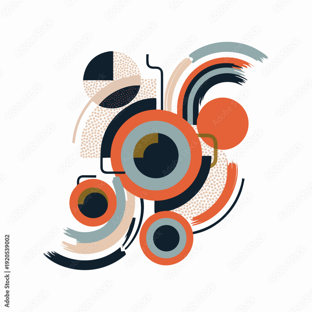 Fototapeta premium abstract music background with speakers