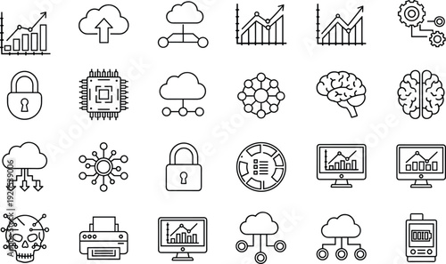 Black silhouette of industrial robotic arm holding a coffee mug representing future automation technology in smart cafe service and modern kitchen robotics