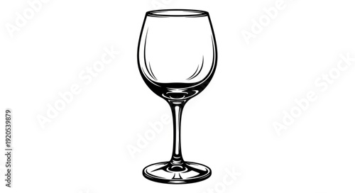 empty wine glass