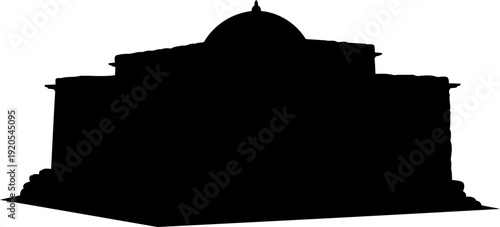 Classical dome building silhouette representing a museum or government institution