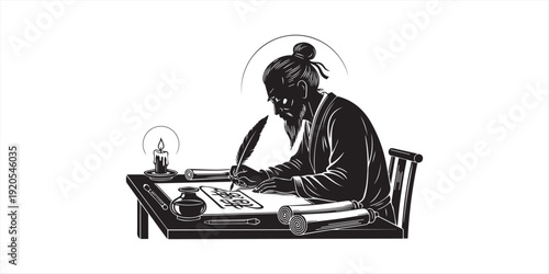 Bird feather icon isolated on a white background. Black abstract feather silhouette collection. Elegance feather element decoration. Vector illustration. EPS 10