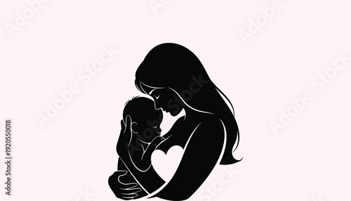 A woman and child sharing a tender moment