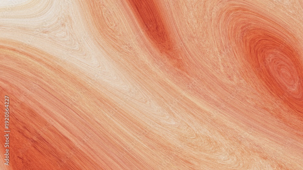 Obraz premium Modern Autumn Abstract Background Featuring Warm Orange and Cream Liquid Marble Swirls with Elegant Fluid Texture and Organic Wavy Patterns