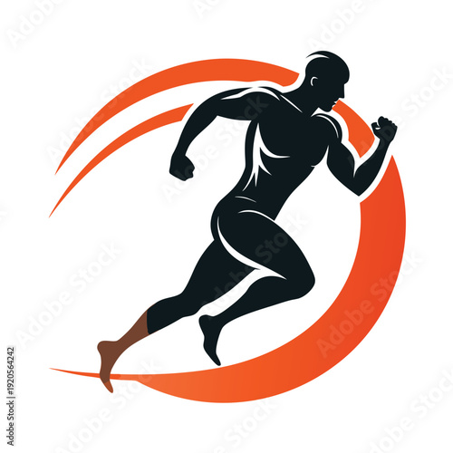 A simple minimalist image featuring a purple abstract shape on a white background