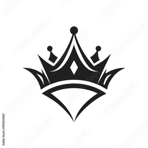 A minimalist image featuring a singular stylized purple tulip against a white background