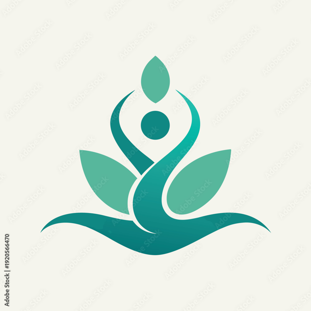 Obraz premium yoga silhouette vector