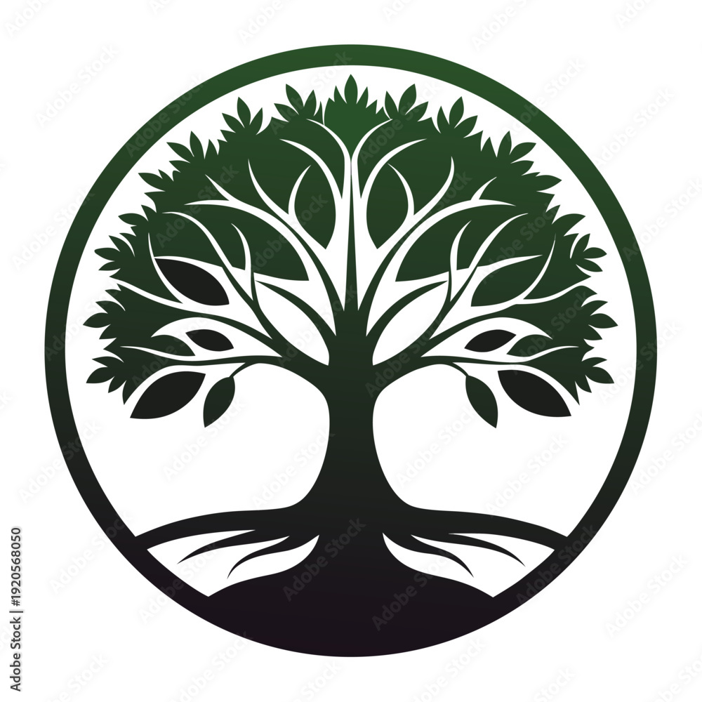 Obraz premium Vector Tree Logo 