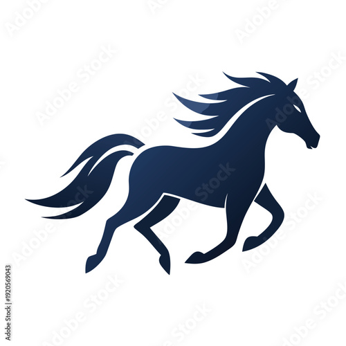 horse silhouette vector