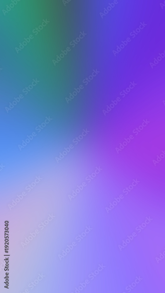 Fototapeta premium Abstract screen design for mobile app. Soft color gradient background.