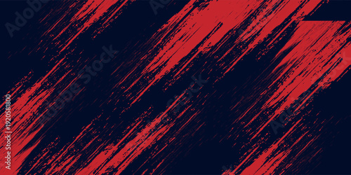 Red halftone dots blue color pattern gradient grunge texture background. Dot pop art comic sport style vector illustration. Eps10