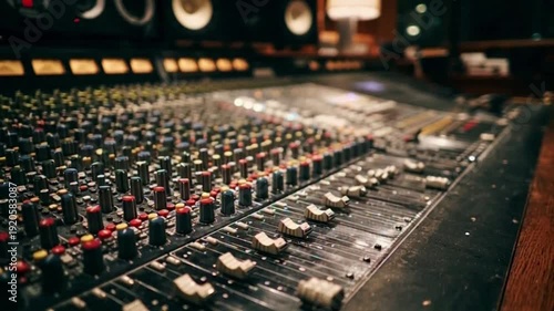 sound mixer console